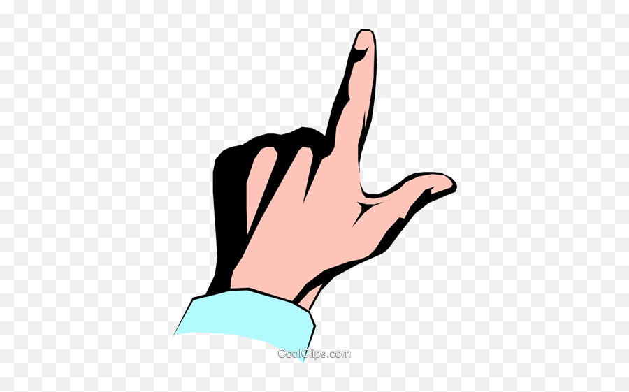 Pointing Finger Royalty Free Vector - Sign Language Emoji,Pointing Finger Clipart