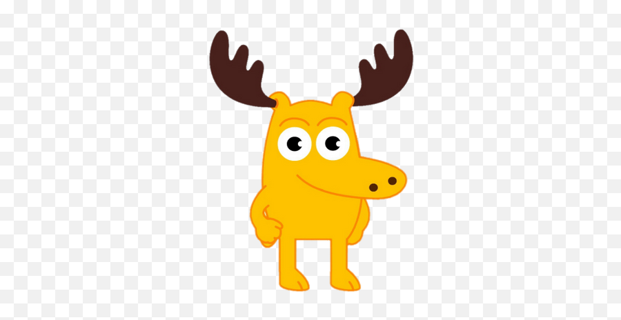 Moose From Moose And Zee Transparent - Moose And Zee Emoji,Moose Png