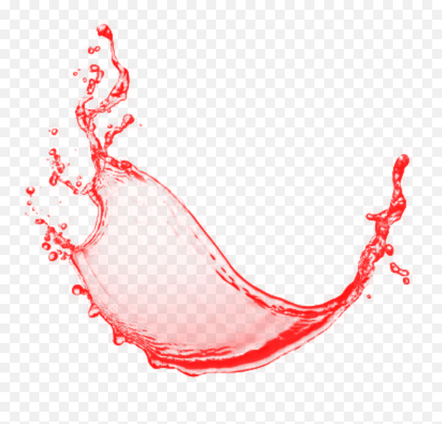 Water Red Color Splash Png Transparent Emoji,Splash Transparent
