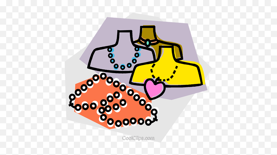 Necklaces Royalty Free Vector Clip Art Illustration Emoji,Necklaces Clipart