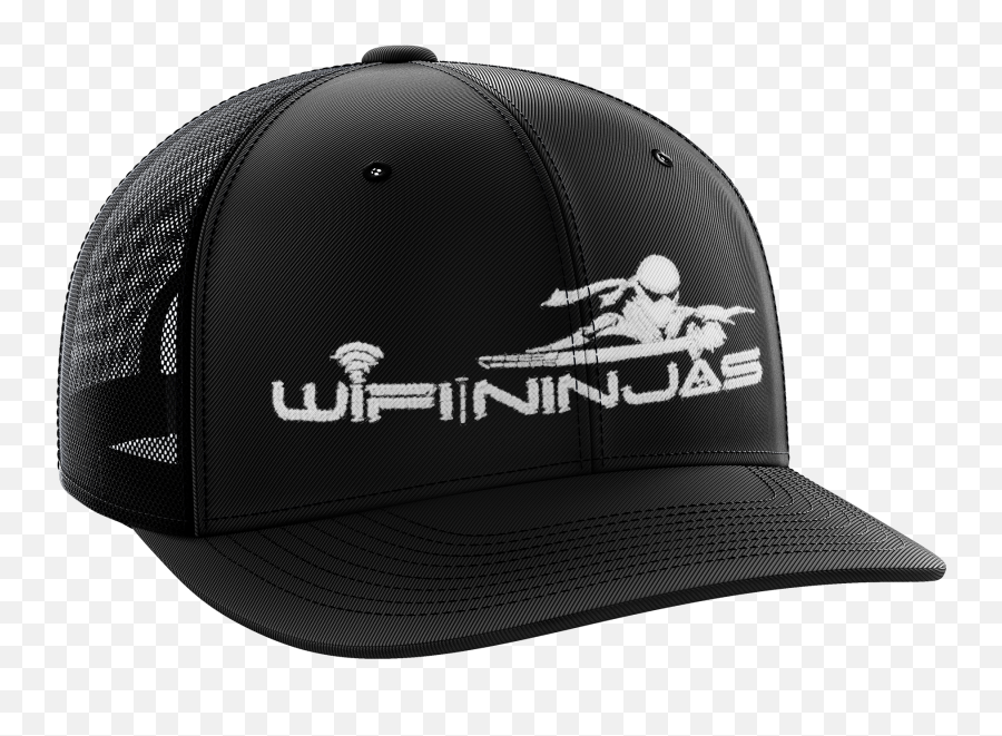 Wifi Ninjas Black Hat White Logo - Wifi Ninjas Podcasts Emoji,Ninjas Logo