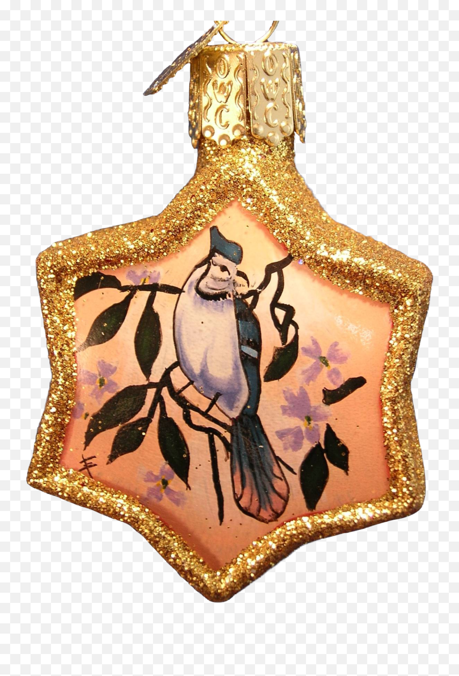 Blue Jay Ornament By Old World Christmas Emoji,Blue Jay Png
