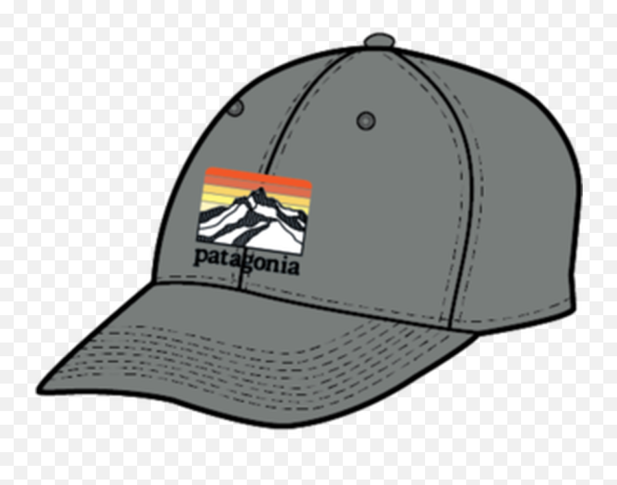 Patagonia Line Logo Ridge Cap - For Baseball Emoji,Patagonia Logo
