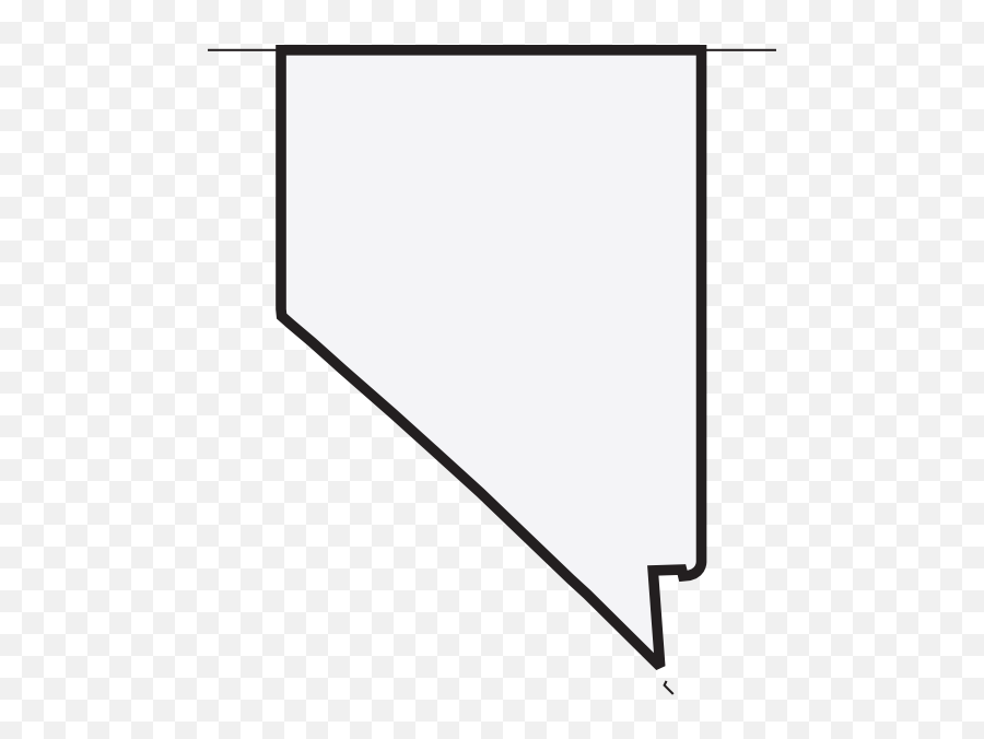 Nevada Us State White Clip Art At Clkercom - Vector Clip Emoji,United States Clipart Black And White