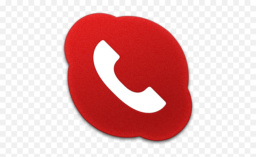 Skype Phone Red Icon - Skype Icons Softiconscom Emoji,Red Button Png