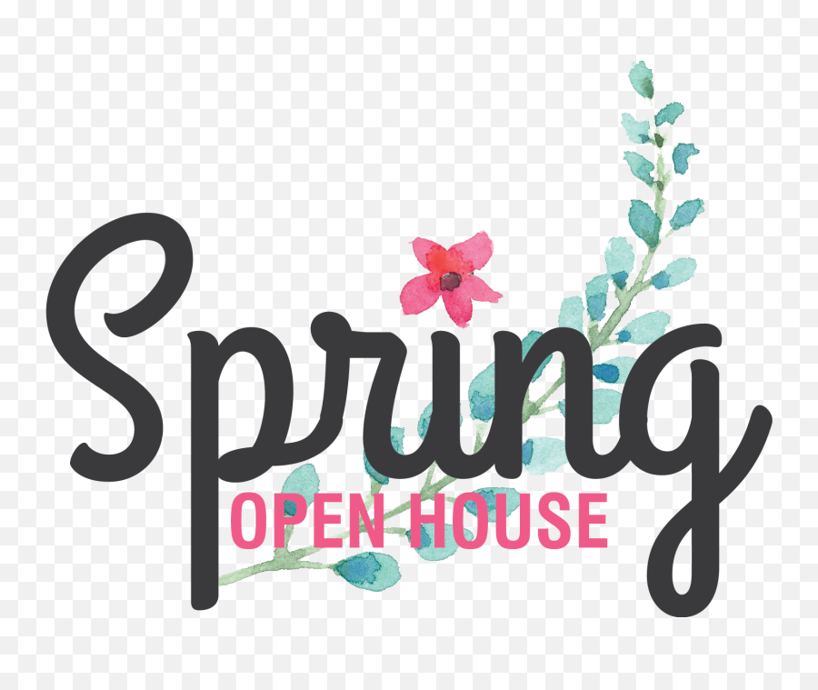 18 Spring Open House Logo - Spring Open House Png Emoji,House Logo
