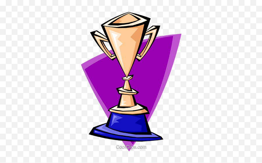 Trophy - Abstract Royalty Free Vector Clip Art Illustration Emoji,Abstract Clipart