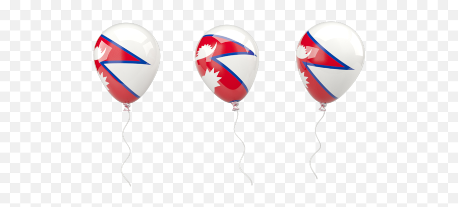 Air Balloons Illustration Of Flag Of Nepal Emoji,Nepal Flag Png