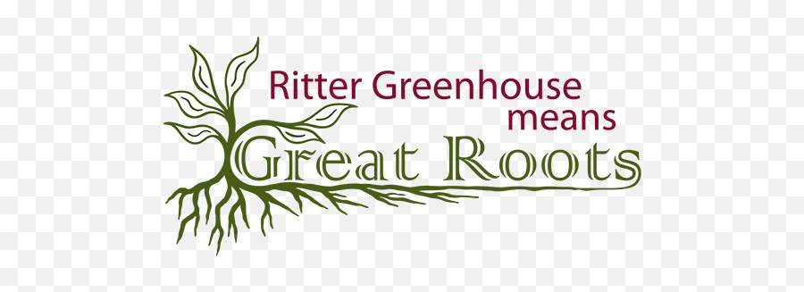 Ritter Greenhouse Means Great Roots Emoji,Greenhouse Logo