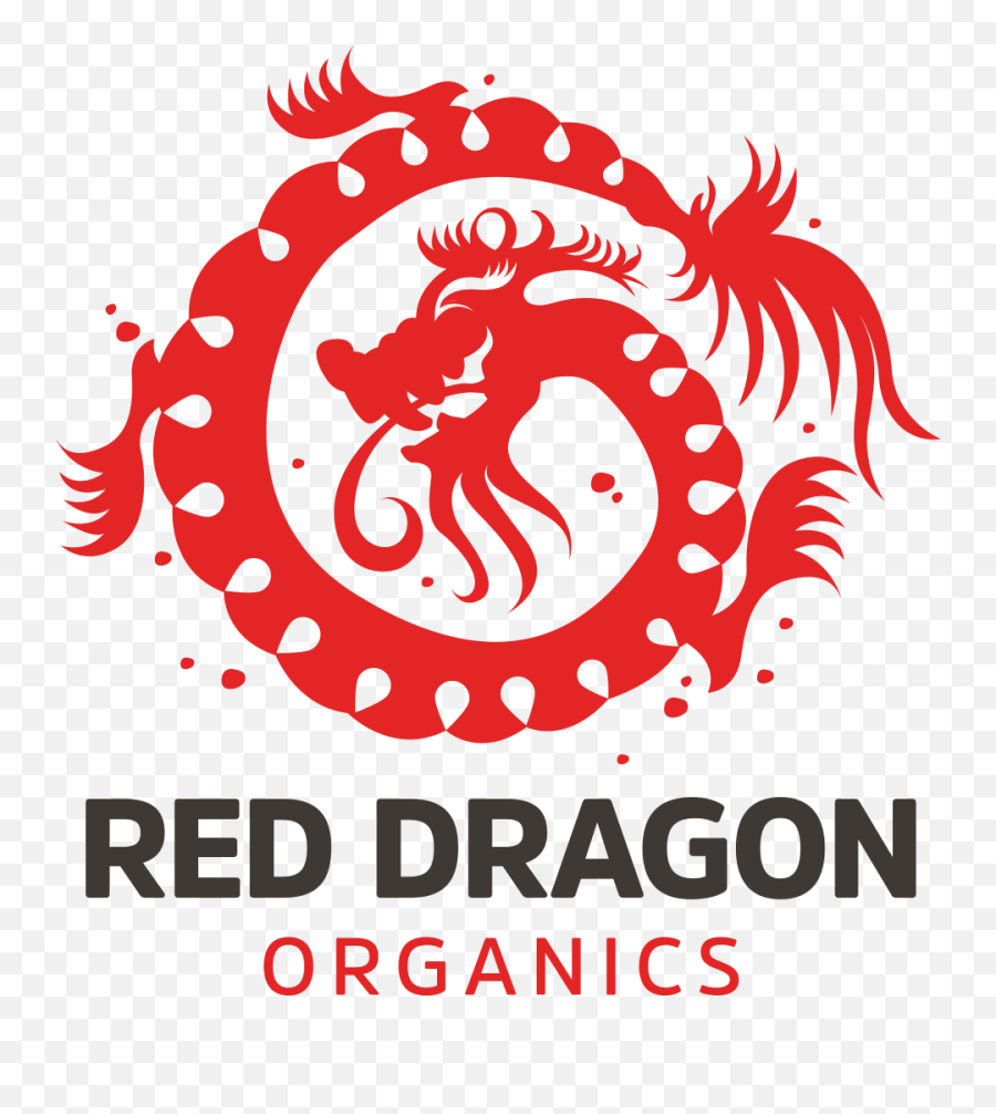 Myth Of The Dragon - Red Dragon Organics Language Emoji,Dragon Logo