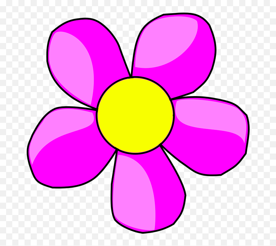 Flower Petal Clipart - Flower Clip Art Png Download Full Clipart Flower Cartoon Emoji,Free Flower Clipart