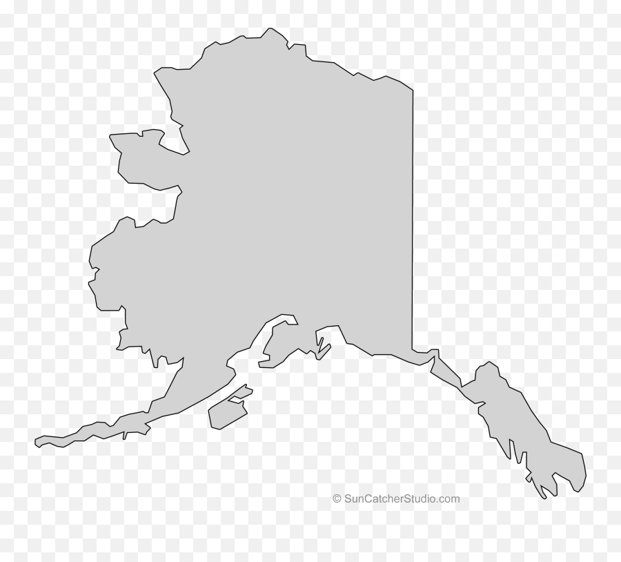 Usa Patchwork Map Quilt Pattern Diy Stencils To Create - Alaska Map Transparent Emoji,Quilt Clipart