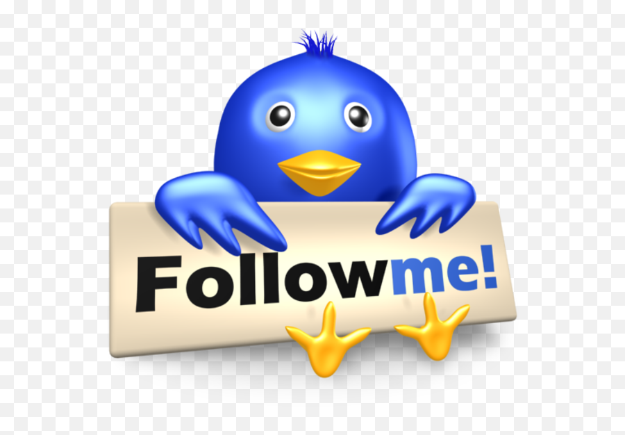 Bird Follow Me Social Media Symbol 748035 - Png Images Follow Me Clip Art Emoji,Twitter Symbol Png