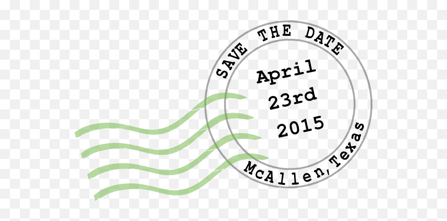 Save The Date Mcallen Clip Art At Clkercom - Vector Clip Dot Emoji,Save The Date Clipart