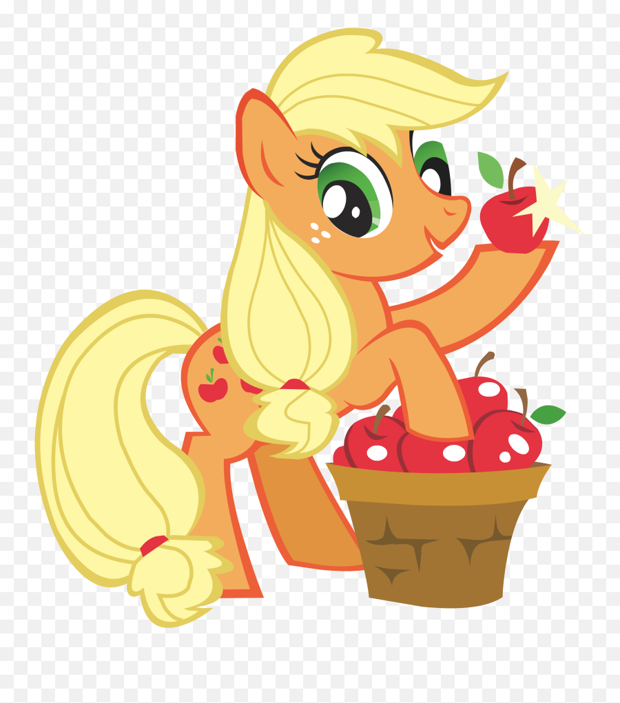 Apple Jack My Little Pony Applejack Hd - Applejack Little Pony Png Emoji,My Little Pony Clipart