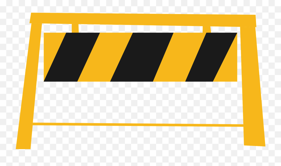 Construction Barricade Clipart Free Download Transparent - Horizontal Emoji,Construction Clipart