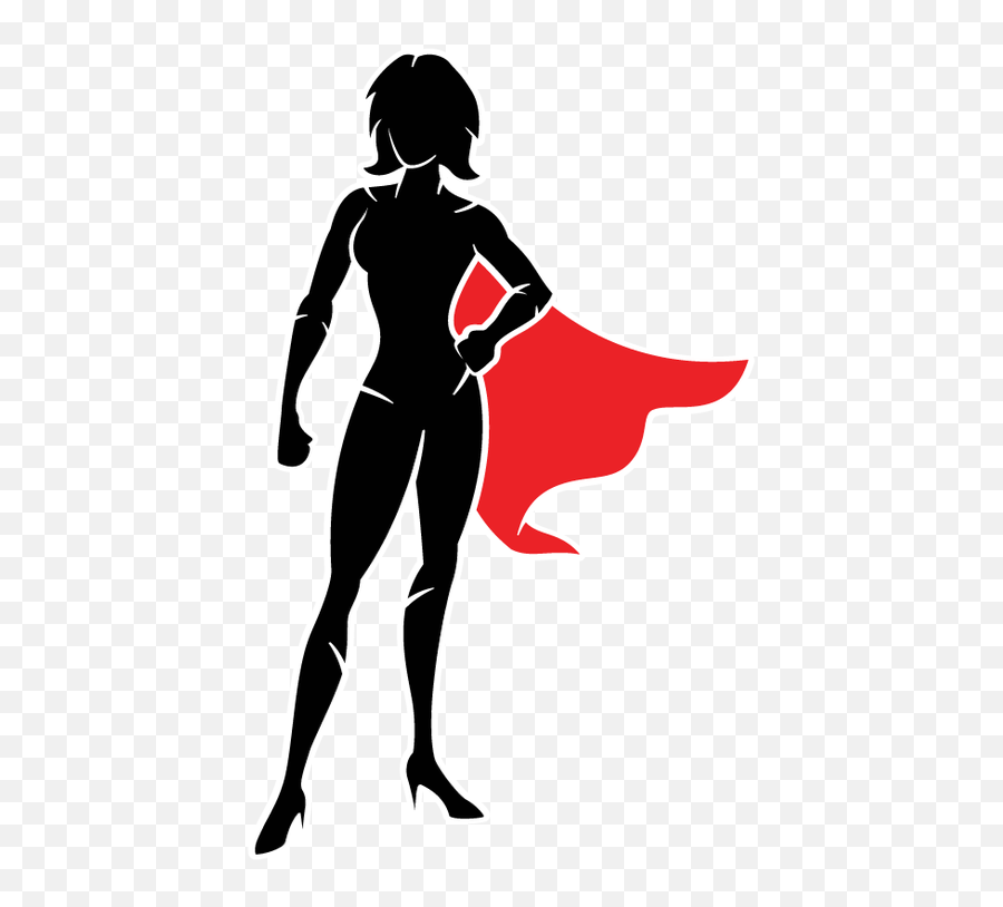 Superman Super Hero Health Superhero Wonder Woman Dance - Heroes Silouthe Transparent Background Emoji,Wonder Women Clipart