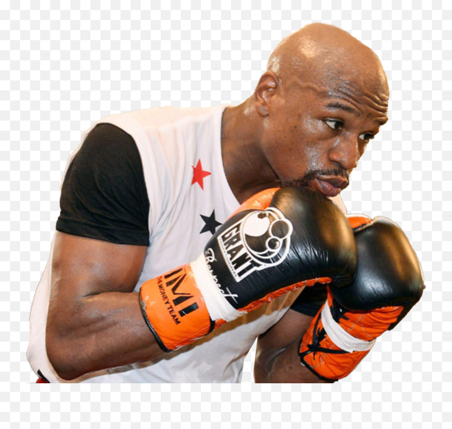 Boxer Floyd Mayweather Transparent Background Png Png Arts - Boxing Glove Emoji,Boxer Png