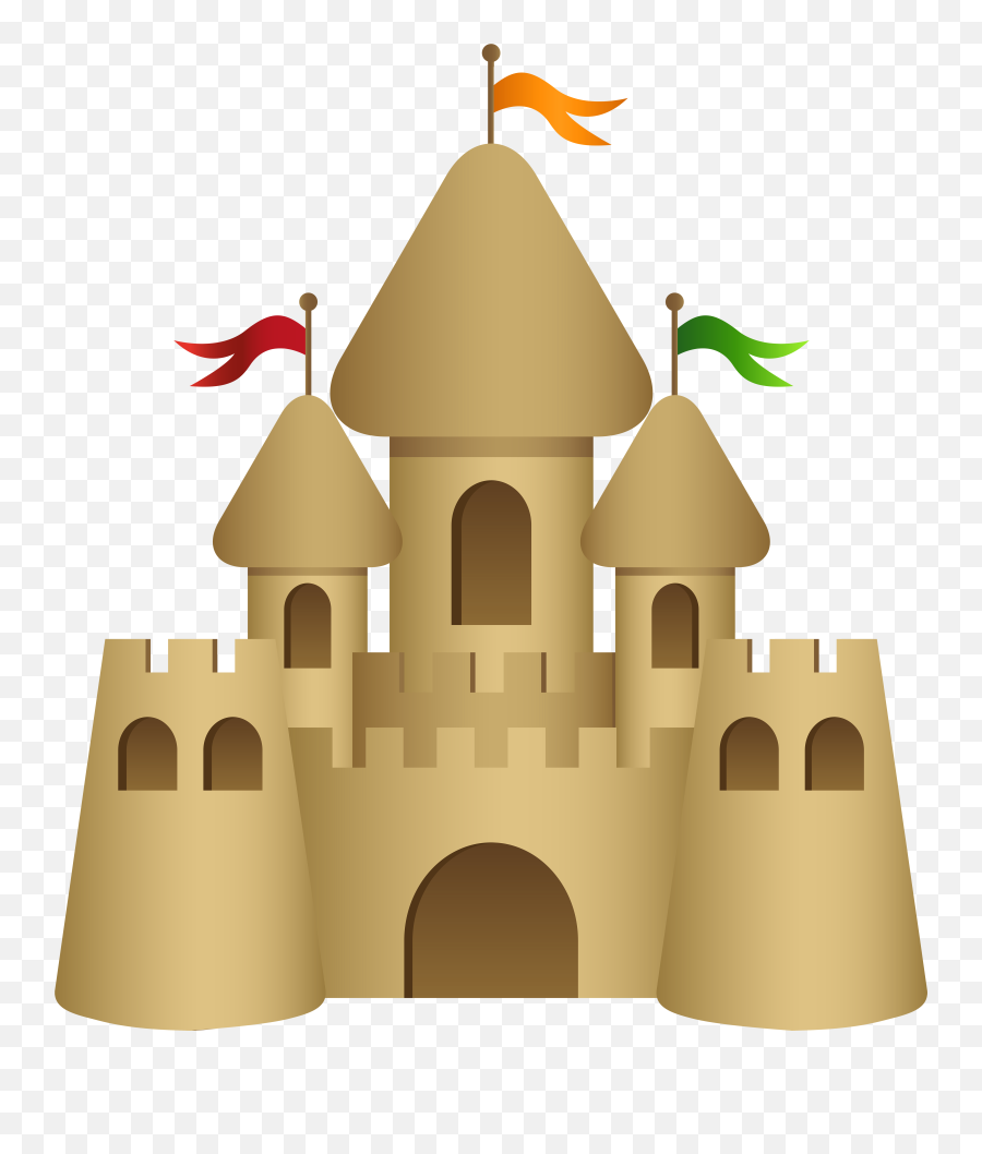 To - Sandcastle Clipart Png Emoji,Castle Clipart
