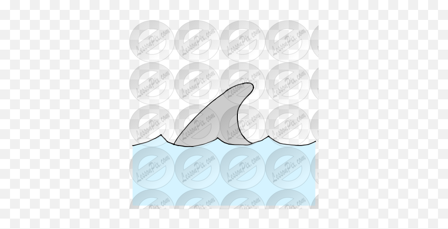 Fin Picture For Classroom Therapy Use - Great Fin Clipart Circle Emoji,Shark Fin Clipart