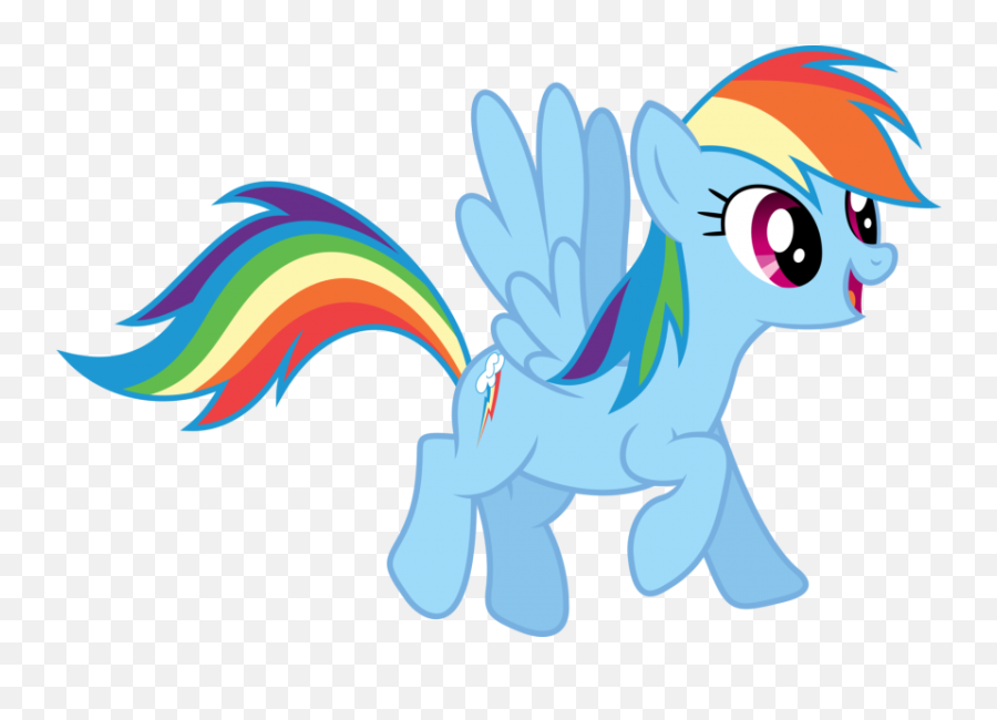 Rainbow Dash Vector Transparent Png - My Little Pony Rainbow Dash Emoji,Rainbow Dash Transparent