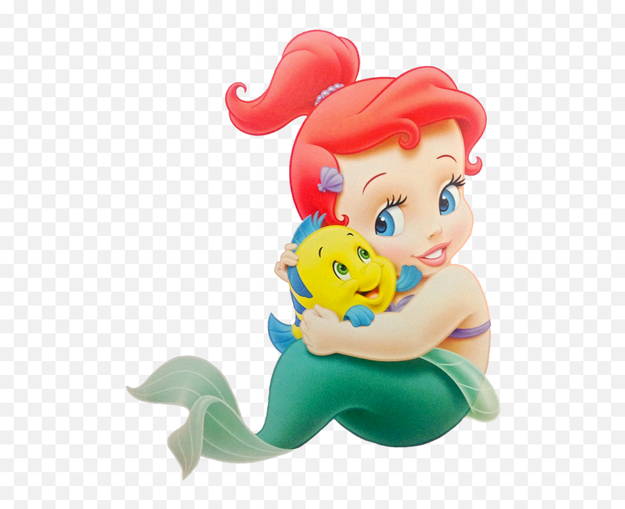 Download Baby Clipart Little Mermaid - Baby Little Mermaid Emoji,Baby Clipart Transparent Background