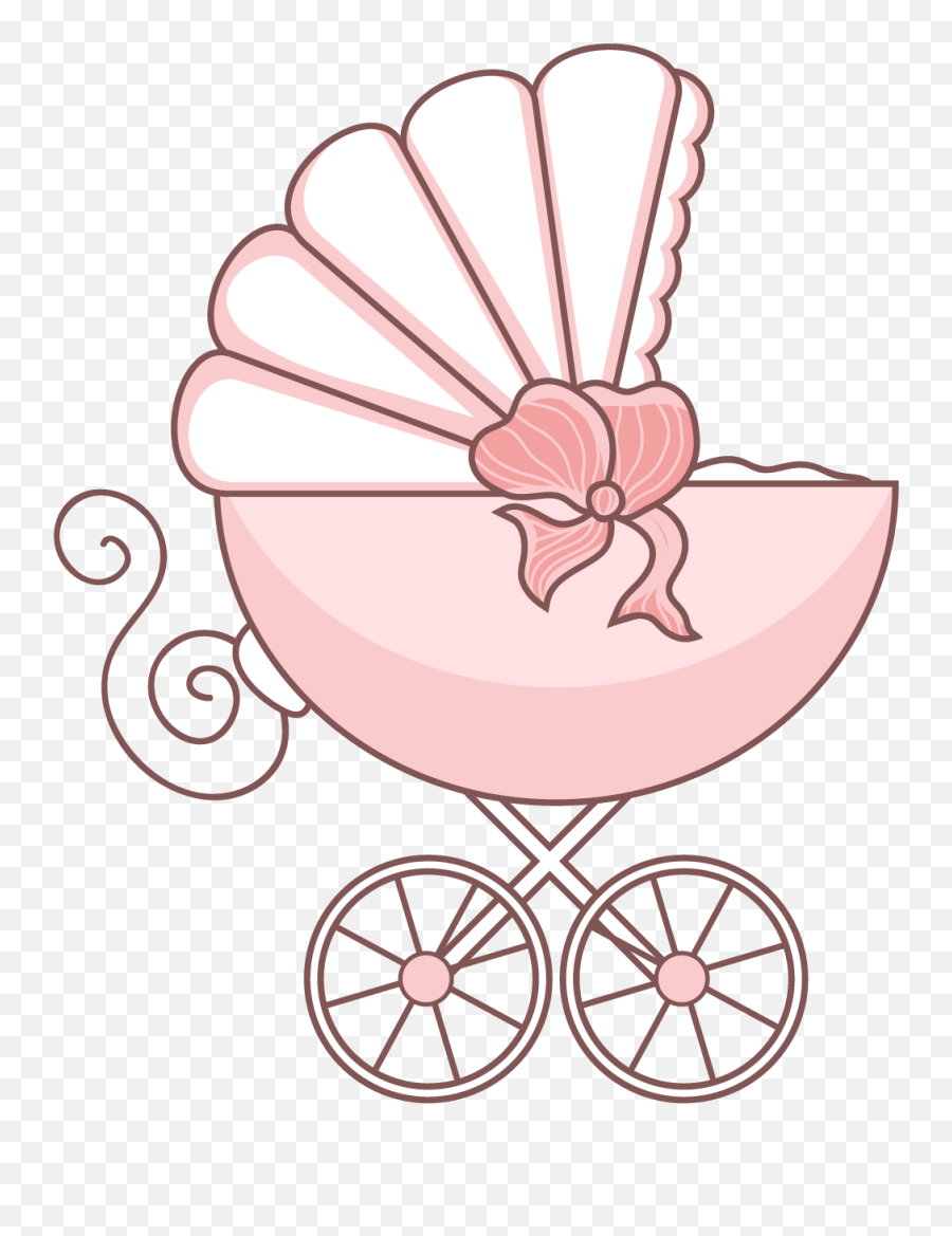 Baby Cartoon Stroller Png Download Free Emoji,Baby Carriage Clipart