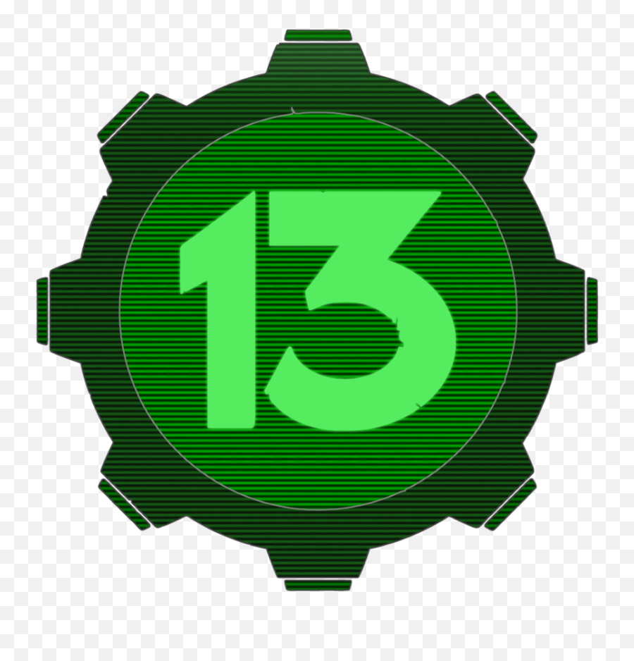 Download Hd Big Guns - Fallout Vault 13 Logo Transparent Png Language Emoji,Fallout Logo
