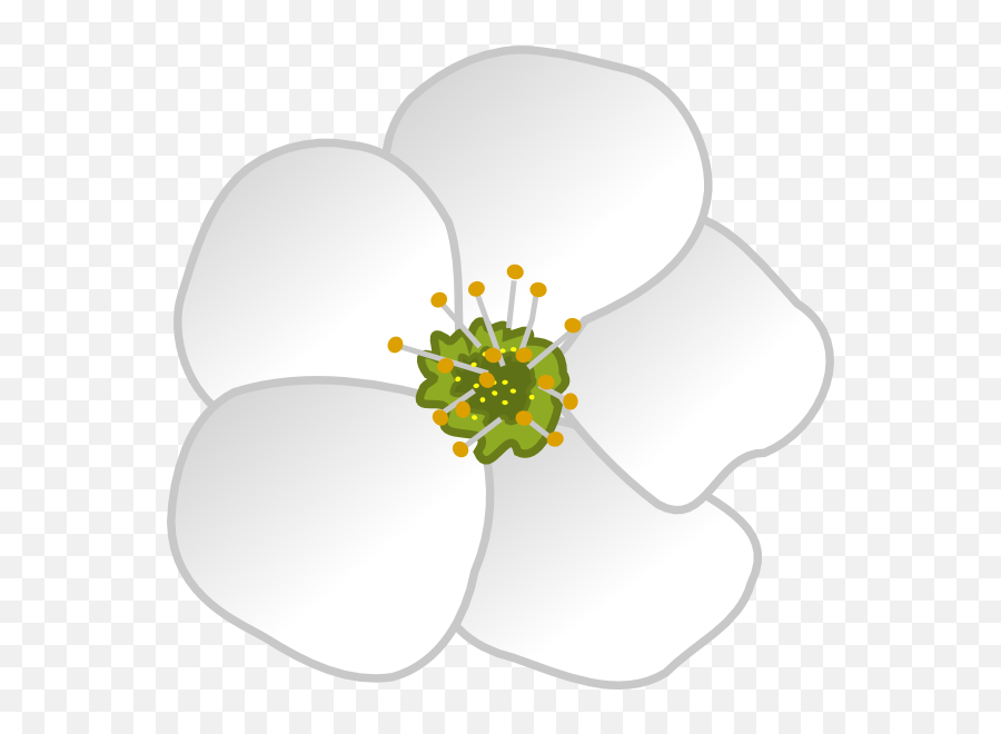 Flower Clip Art At Clker Emoji,Magnolia Clipart