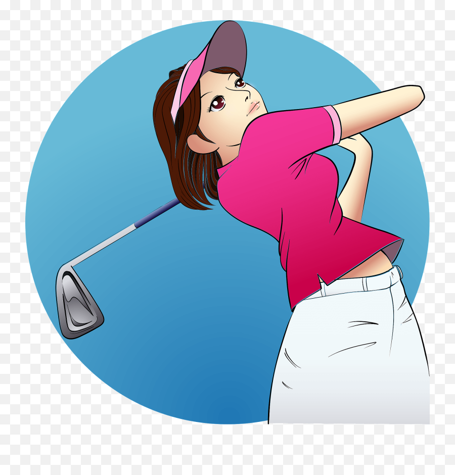 Lady Golfer Clipart Free Download Transparent Png Creazilla Emoji,Free Golfing Clipart