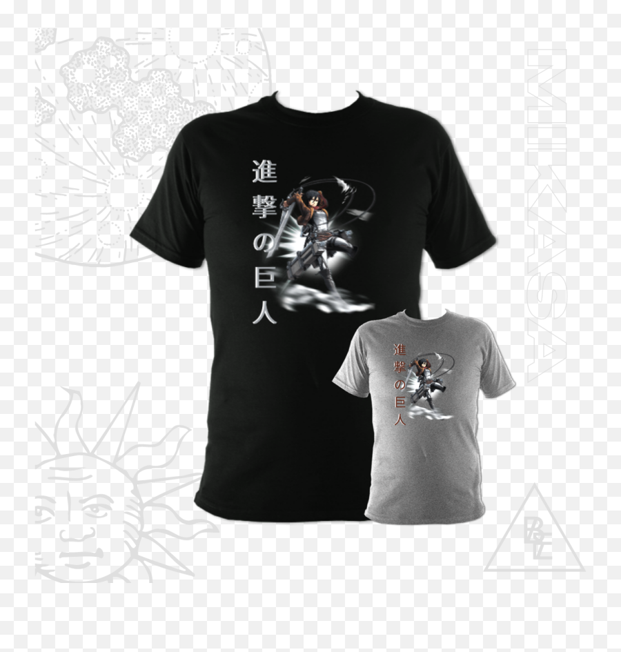 Mikasa T - Shirt Bruzed Ego Emoji,Mikasa Png