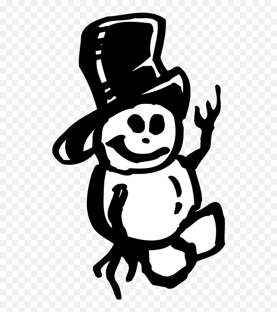 Onlinelabels Clip Art - Raseone Snowman Emoji,Snowman Face Clipart Black And White