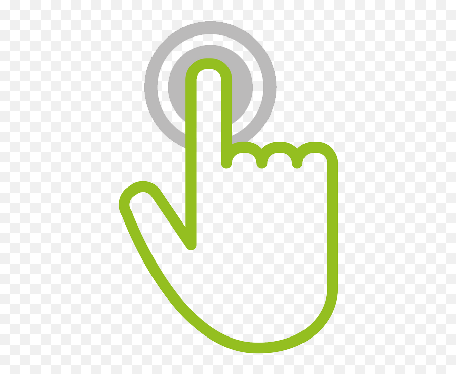 Download Cursor - Hand Touch Icon Png Image With No Emoji,Cursor Icon Png