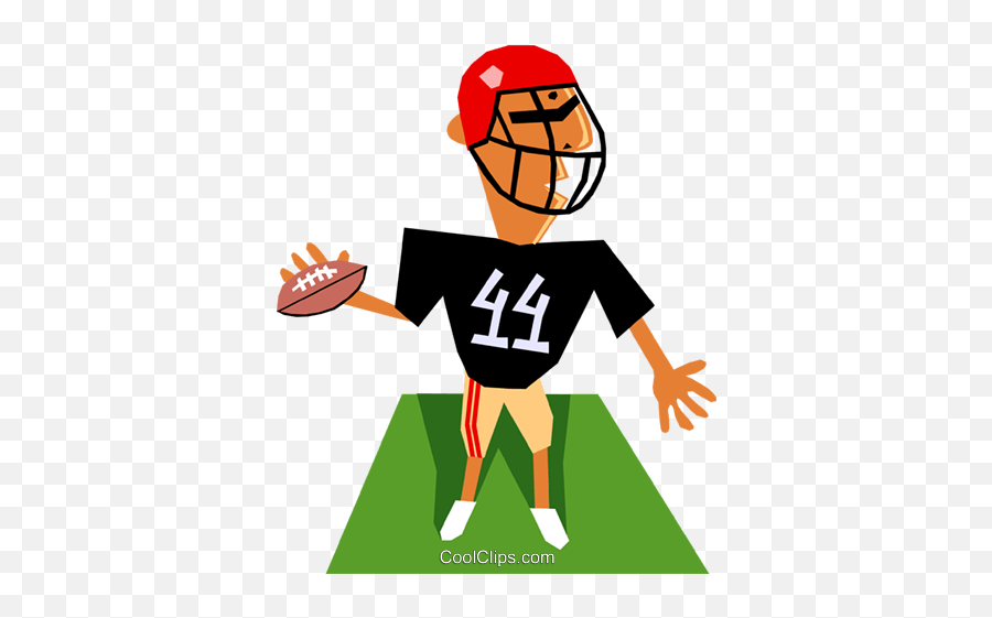 Quarterback Throwing Ball Royalty Free Vector Clip Art Emoji,Throwing Clipart
