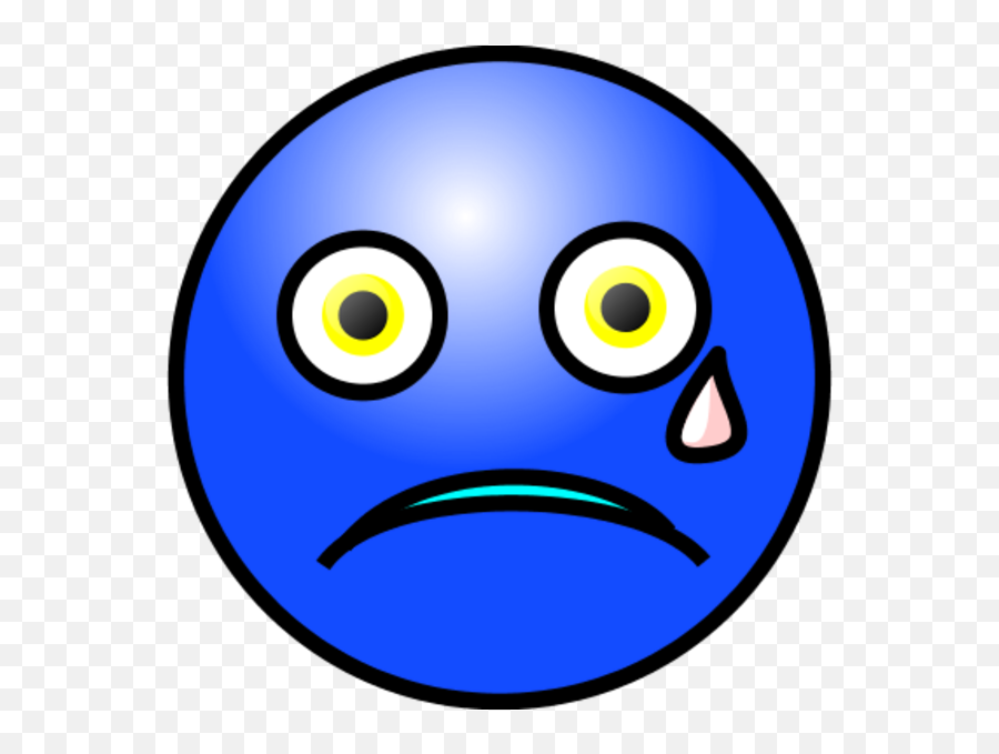 Sad Face With Tears Clipart - Clipart Best Clipart Best Dot Emoji,Sad Face Clipart