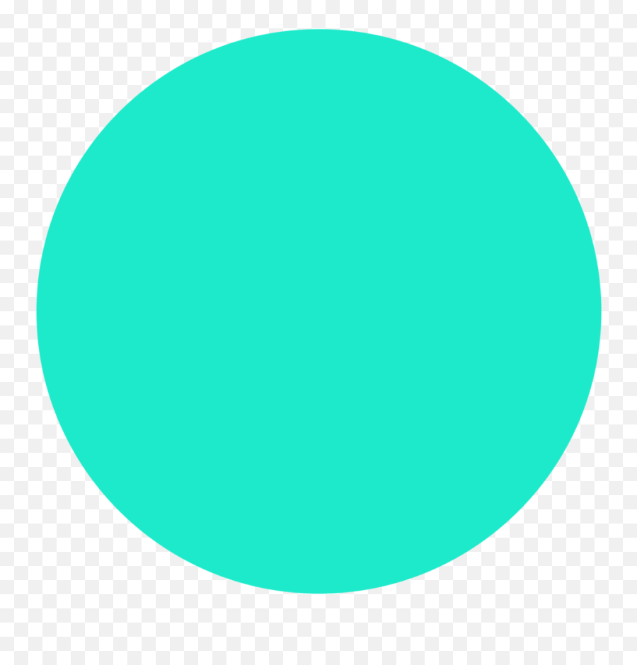 Download Circle Button - Teal Circle No Background Emoji,Circle Transparent Background