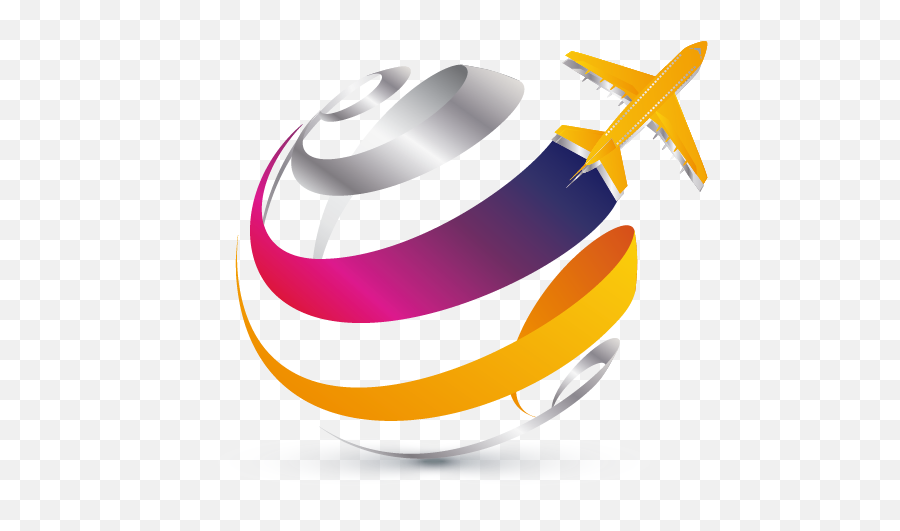 Online Plane Flying Logo - Airplane Travel Logo Png Emoji,Airplane Logo
