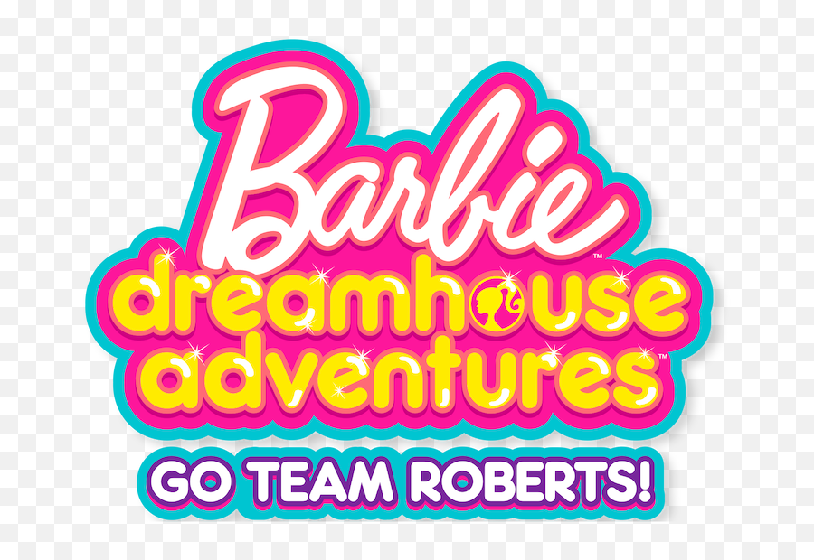 Barbie Dreamhouse Adventures Go Team Roberts Netflix - Barbie Emoji,Barbie Logo
