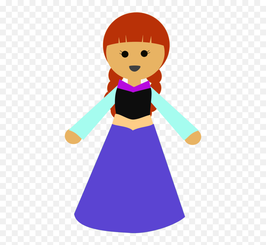 Girl Child Boy Dress Computer Icons - Cartoon Girl With Dress To Clour Emoji,Getting Dressed Clipart