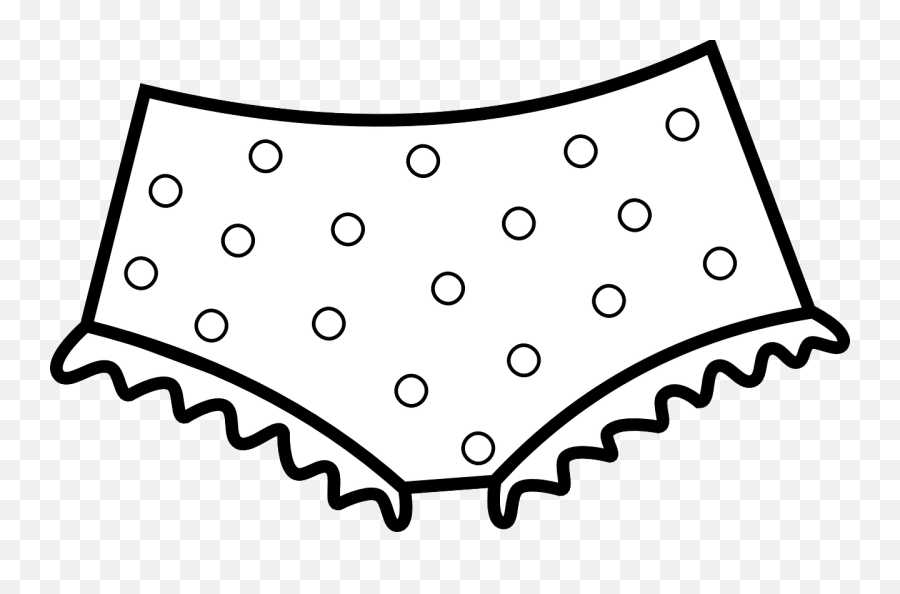 Line Art Angle Area Png Clipart - Panties Clipart Emoji,Underwear Clipart
