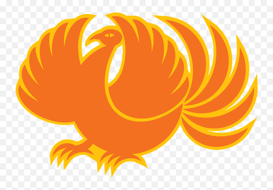 Orange Phoenix Clipart Transparent - Chicken Emoji,Phoenix Clipart