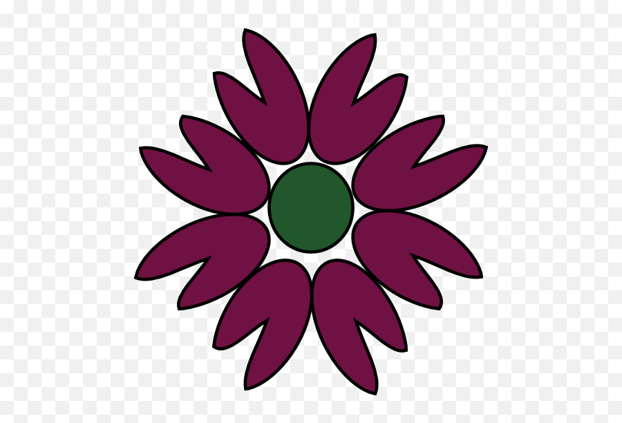 The Purple Flower Clipart I2clipart - Royalty Free Public French Wheel Emoji,Purple Flower Clipart