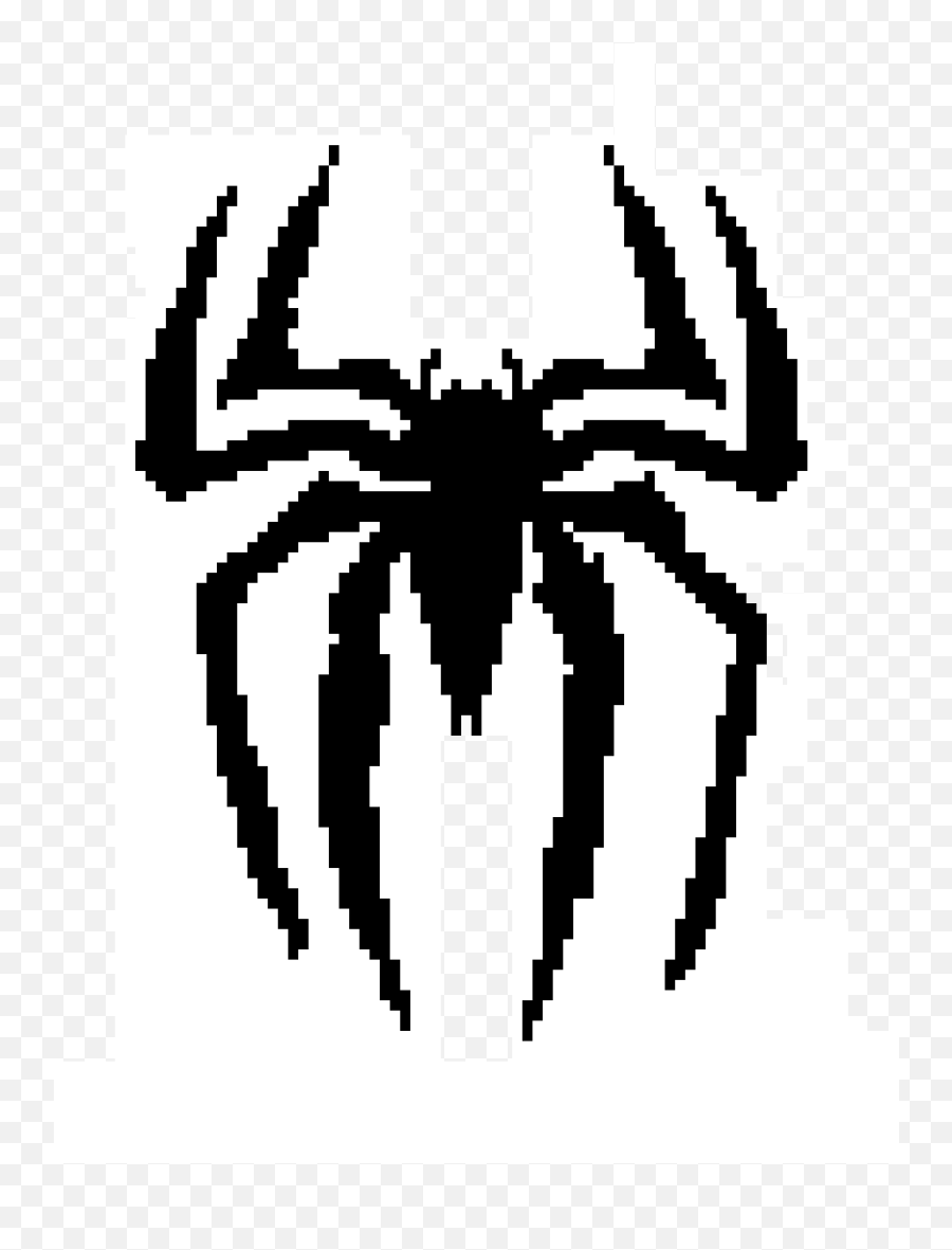 Spiderman Logo - Logo Spider Man Pixel Emoji,Spiderman Logo