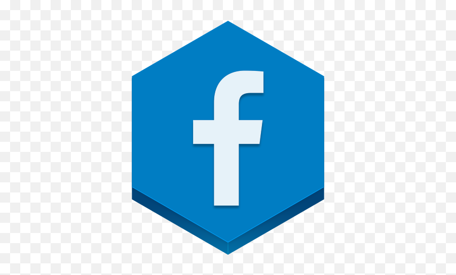 Facebook Symbol Angle Area Png File Hd - Facebook Icon Hexagon Emoji,Facebook Symbol Png