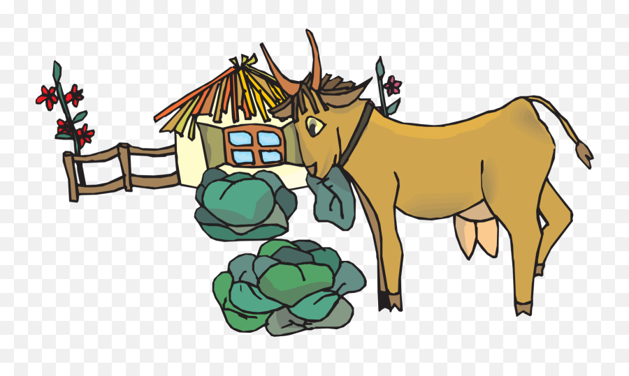 Goat In Garden Svg Vector Goat In Garden Clip Art - Svg Mixed Farming Clip Art Emoji,Garden Clipart