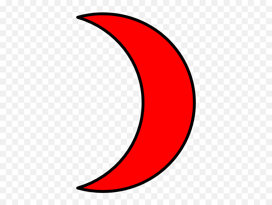 Red Moon Clipart - Red Moon Clipart Png Emoji,Moon Clipart