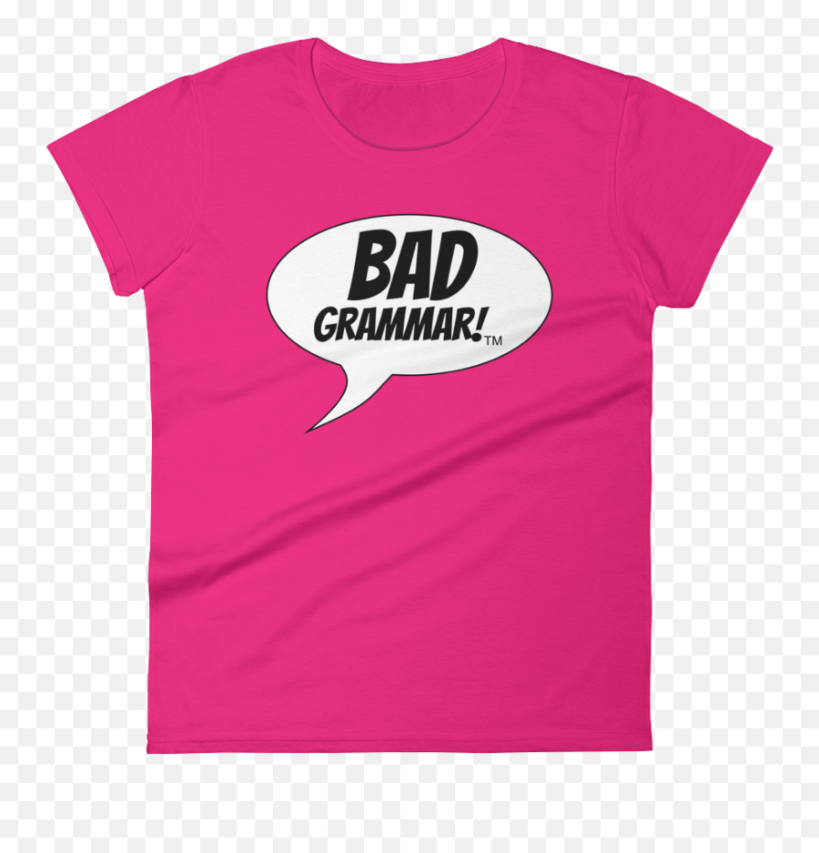 Bad Grammar Ladies Signature Logo T Emoji,Pink Ladies Logo