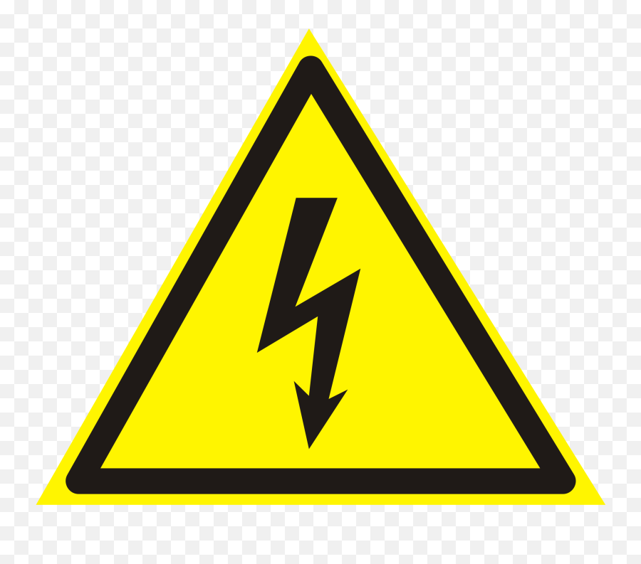 Electrical Warning Symbols Emoji,Electrician Clipart