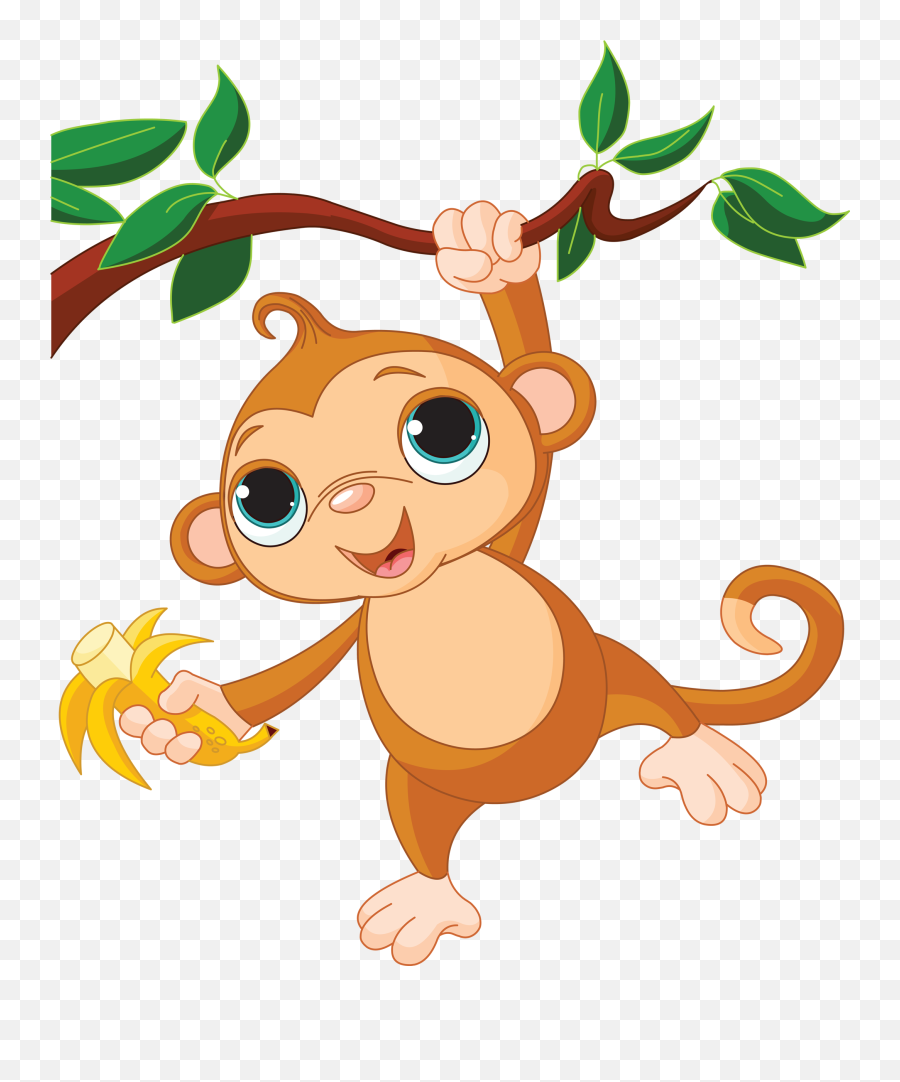 Monkey Png Transparent - Clipart Cartoon Monkey 960304 Transparent Baby Monkey Clipart Emoji,Monkey Png