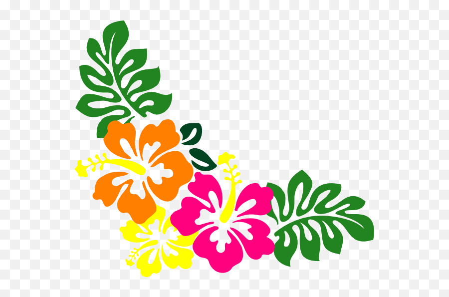 Moana Clipart Tropical Flower Moana Tropical Flower - Hibiscus Flowers Clipart Emoji,Moana Clipart